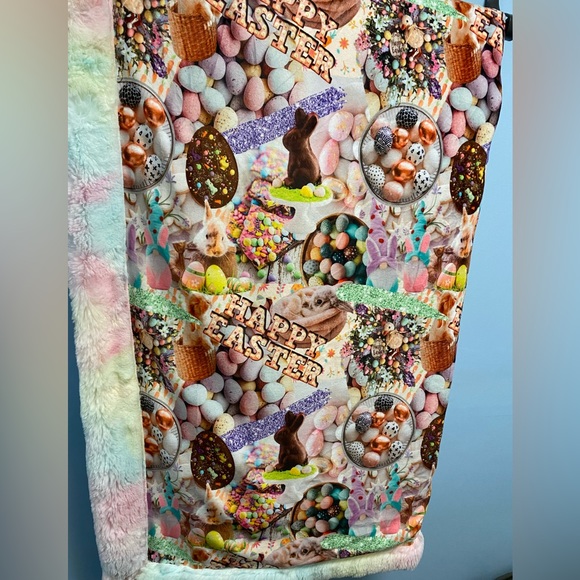Easter Minky blanket
